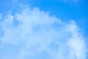 view of wonderful bue sky and clouds background with copy space for wallpaper or banner photo