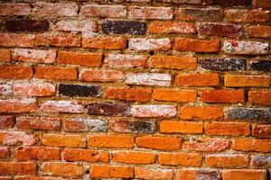 Vintage brick wall texture Background with copy space for text or design photo