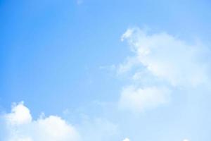 Fresh air with blue sky and clouds background with copy space for wallpaper or banner photo