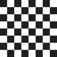 Classic popular Black and White Squares, checker chess pattern. Abstract seamless background vector illustration.