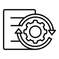 Policy Deployment Icon Style vector