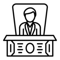 CEO Icon Style vector