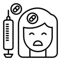 Addiction Icon Style vector