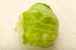 Iceberg lettuce dish view photo