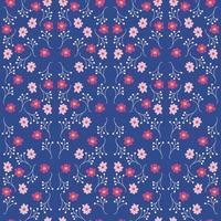 Bright Floral Seamless Vector Pattern