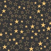 Yellow stars pattern vector