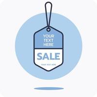 Blank product labels with string, element, and decoration design. vector