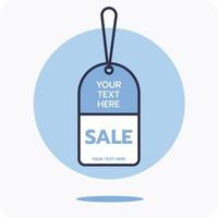 Blank product labels with string, element, and decoration design. vector