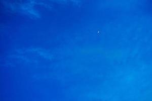 Beauty white cloud and clear blue sky in sunny day texture background. copy space for banner or wallpaper,design,text photo