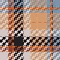 Tartan scotland seamless plaid pattern vector. Retro background fabric. Vintage check color square geometric texture. vector