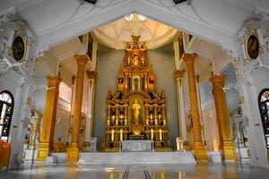 Christ the Redeemer Church at Kelambakkam, Chennai, Tamilnadu, South India Exclusive and Great Architecture Beautiful and Religious Scenario Image photo