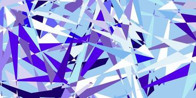 Light pink, blue vector pattern with polygonal shapes.