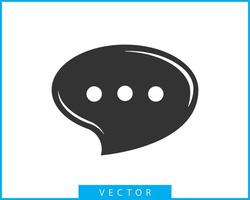 Talk bubble speech icon. Blank empty bubbles vector design elements. Chat on line symbol template. Dialogue balloon sticker silhouette.