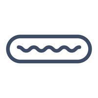 sausage vector illustration on a background.Premium quality symbols.vector icons for concept and graphic design.