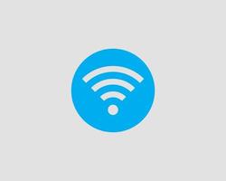 icono de wi-fi gratis. símbolo de vector wifi de zona de conexión. señal de ondas de radio.