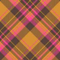 Tartan scotland seamless plaid pattern vector. Retro background fabric. Vintage check color square geometric texture. vector