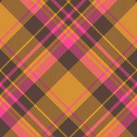 Tartan scotland seamless plaid pattern vector. Retro background fabric. Vintage check color square geometric texture. vector