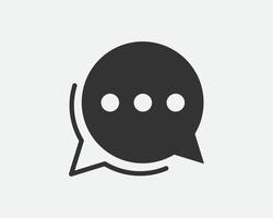 Talk bubble speech icon. Blank empty bubbles vector design elements. Chat on line symbol template. Dialogue balloon sticker silhouette.