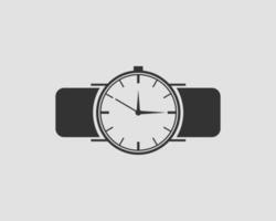 icono de reloj de pulsera de mano. vector de reloj de pulsera.