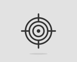 Target icon vector