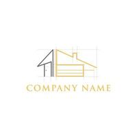 House realty construction logo vector