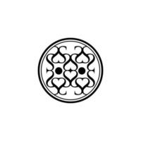 Abstract ethnic geometric symbol vector