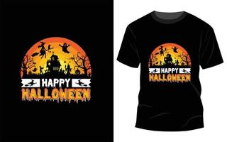 Halloween T-shirt design vector