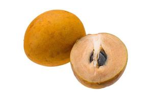 Sapodilla on white photo