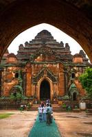 Bagan, Mandalay region, Myanmar - January 9, 2019 - Scene of Dhammayangyi Temple, the largest and widest Buddhist temple in Bagan photo