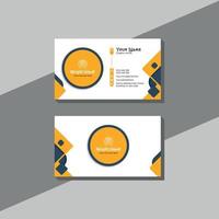 Modern business card Template vector