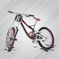 vector mountain bike bicycle