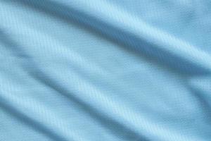 Blue football jersey clothing fabric texture sports wear background photo