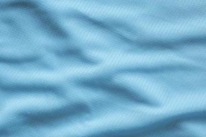 Blue football jersey clothing fabric texture sports wear background photo