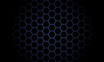 Hexagonal technology pattern mesh background vector