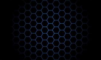 fondo de malla de patrón de tecnología hexagonal vector