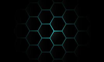 Hexagonal technology pattern mesh background vector