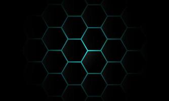 fondo de malla de patrón de tecnología hexagonal vector