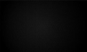 Black with hexagonal mesh texture vector