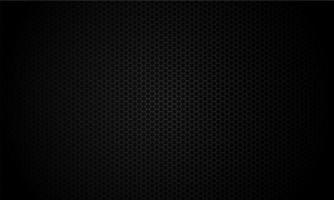 Black with hexagonal mesh texture vector