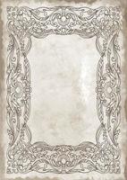 Framed Journal Paper - Digital Instant Download. Old vintage paper with glowing center and grunge vignette vector