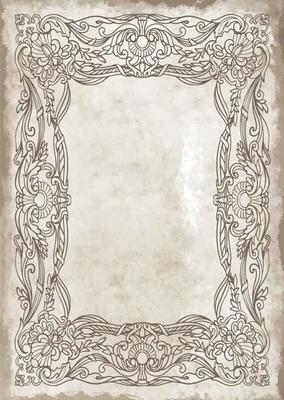 Framed Journal Paper - Digital Instant Download. Old vintage paper with glowing center and grunge vignette