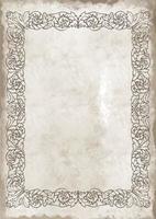 Framed Journal Paper - Digital Instant Download. Old vintage paper with glowing center and grunge vignette vector