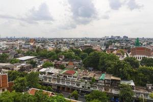 vista de la ciudad de bangkok foto
