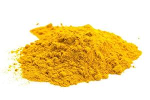 tumeric on white photo