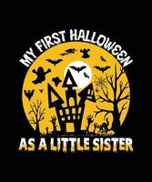 Halloween T-shirt Design vector