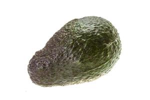 aguacate de cuerda en blanco foto