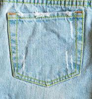 Blue denim Jeans back pocket background photo