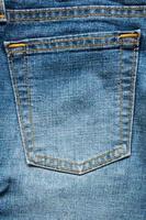 Blue denim Jeans pocket background photo