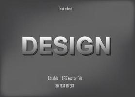 text effect. 3d text effect. non editable vector