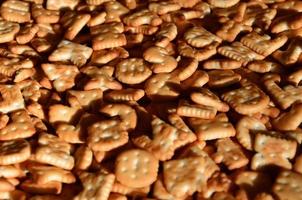 Pattern of many cracker letters photo
